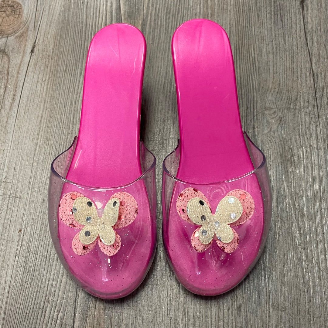 Pink  Slip On shoes, 9-10T