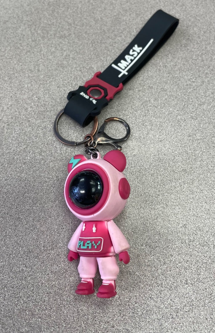 Pink Halsey Key Chain, Pre-owned