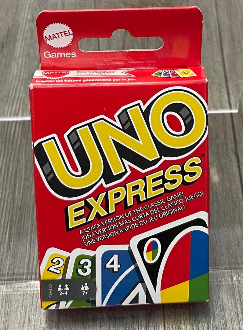 Multi Colour Mattel Uno Card Game Game, 7Y+