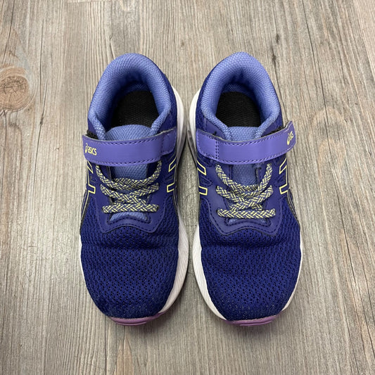 Purple Asics Velcro Shoes, 12Y