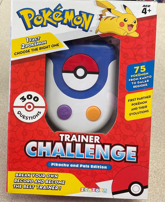 Red Zanzoon Pokemon trainer challenge, 4Y+