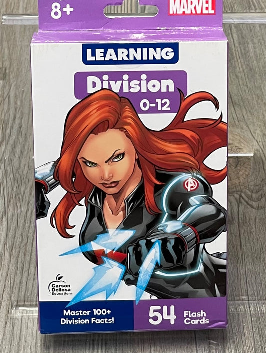 Multi colour Division Flash Cards, 8Y+