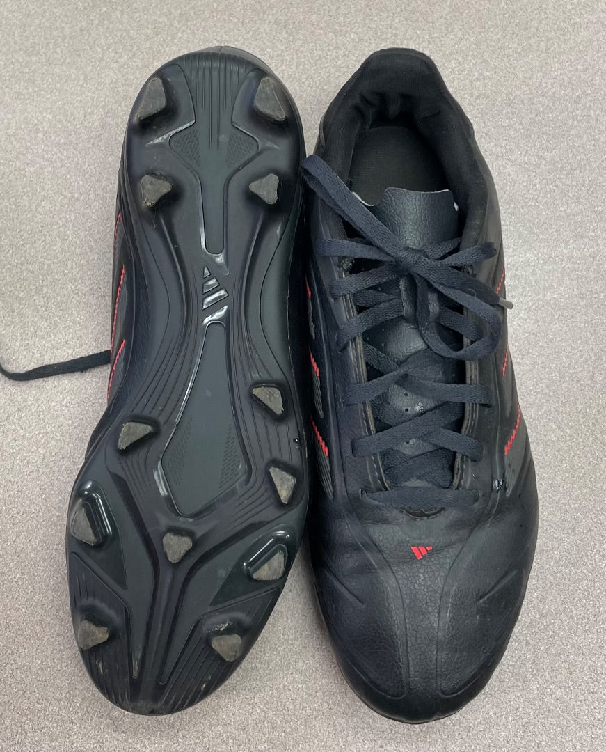 Black Adidas Soccer Cleats, 5Y