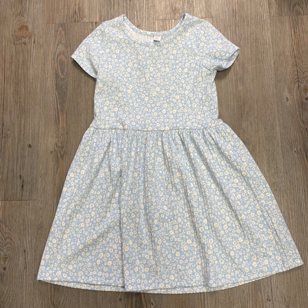 Blue Floral Joe Fresh SSL Dress, 7-8Y