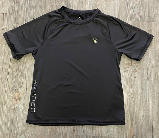 Black Spyder Rash Guards SSL, 5-6Y