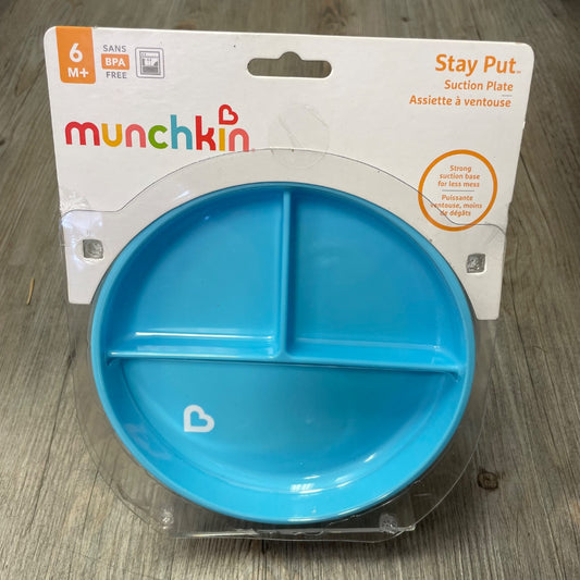 Blue Munchkin Suction Plate, 6M+