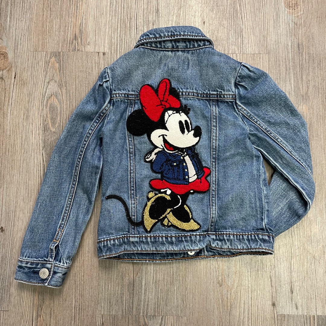 Blue Disney Gap Jean Jacket Minnie, 5Y