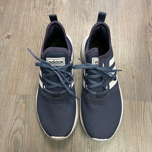 Blue Adidas Running Shoes, 6Y