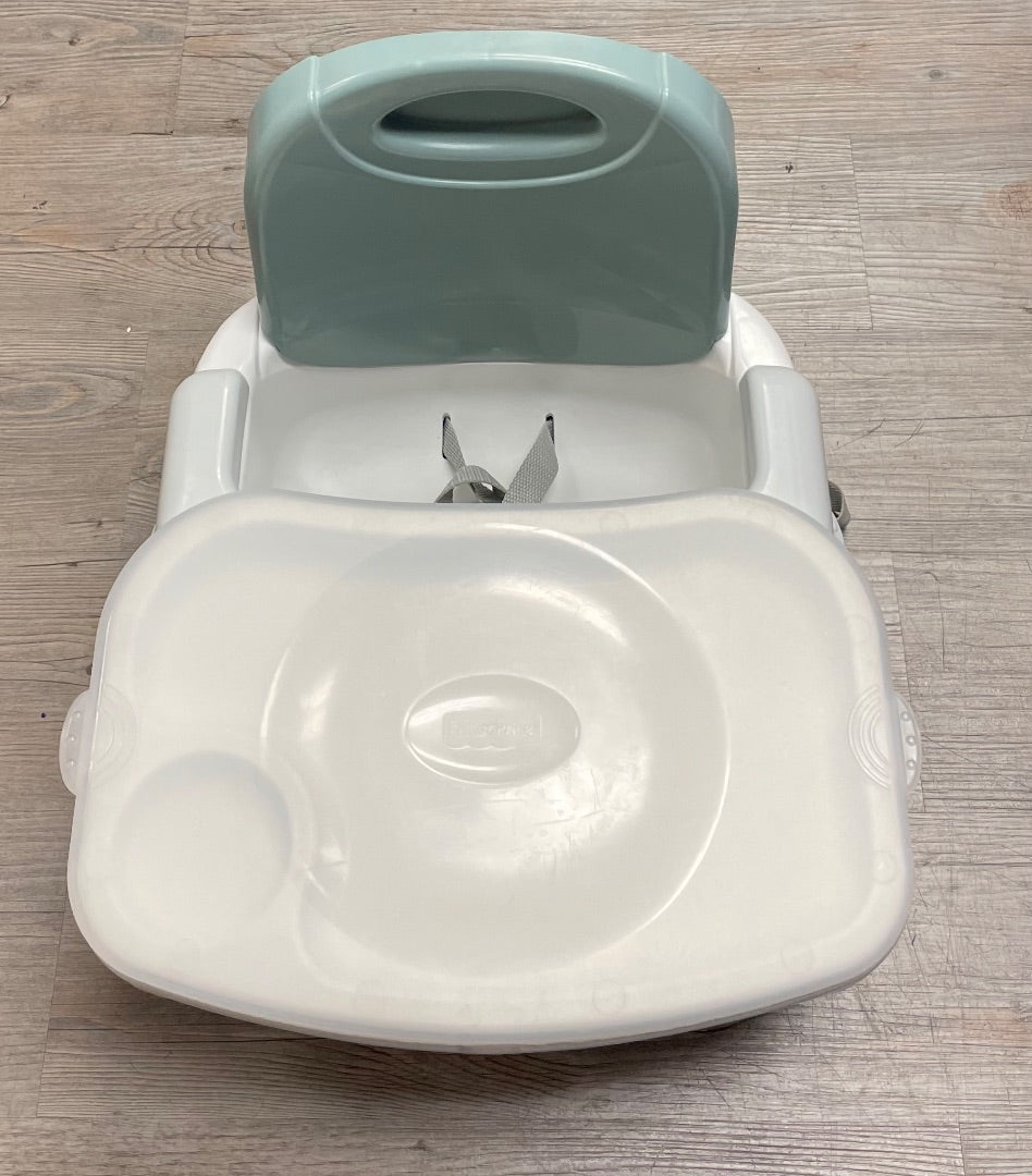 White/Grey Fisher Price Booster Seat for Eating