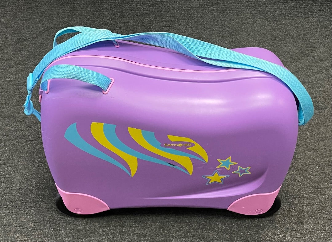 Purple Samsonite Ride on Suitcase, 3Y-8Y