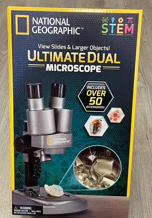 Silver Stem Microscope, NEW!