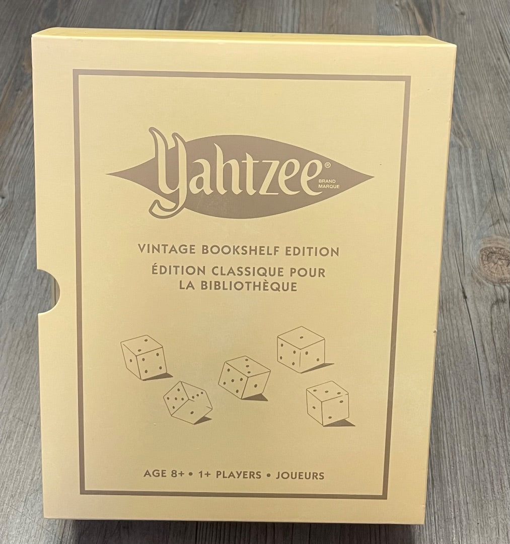 Yellow Hasbro Yahtzee, NEW!