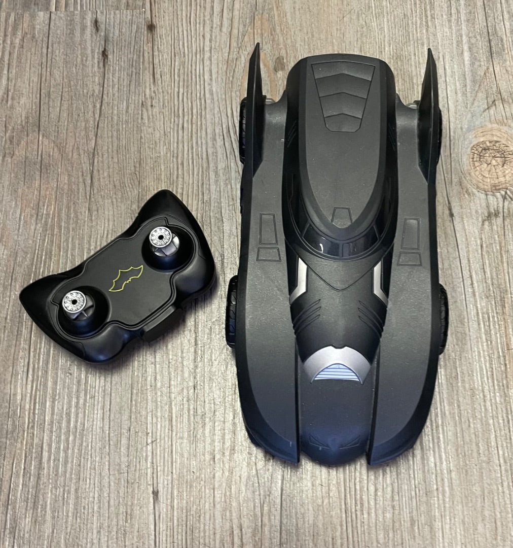 Black Spinmaster Batmobile Remote Control, Pre-owned