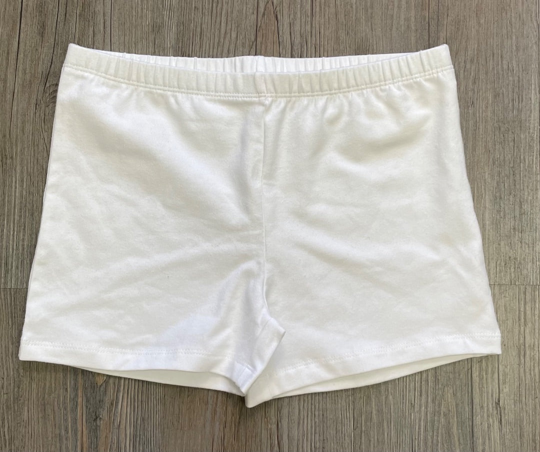 White Childrens Place Cartwheel Shorts, 10-12Y
