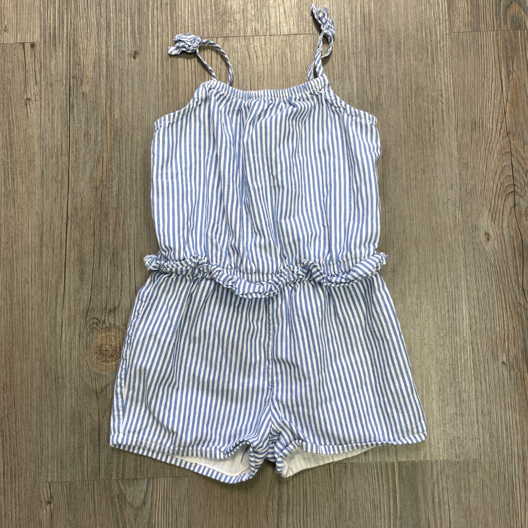 Stripe Blue Oshkosh Romper, 2Y