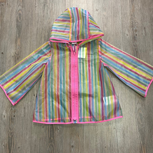 Stripe Gap Rain Jacket, 2Y