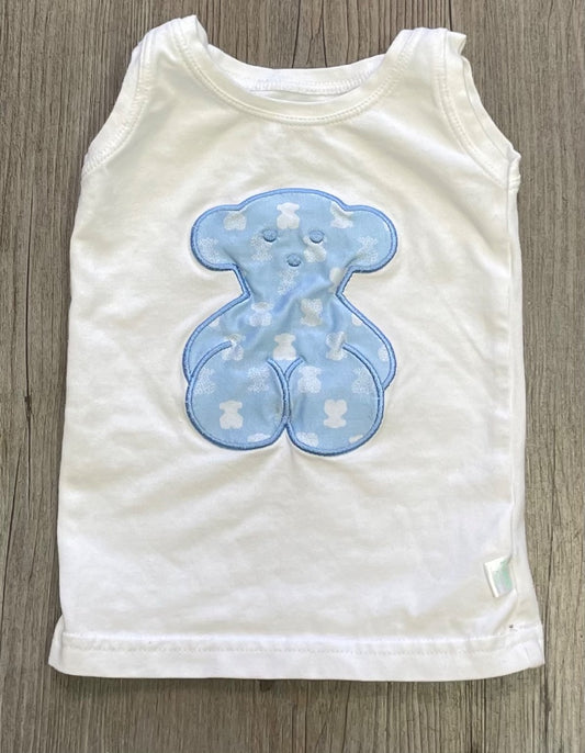 White Tous baby Tank Top, 3M