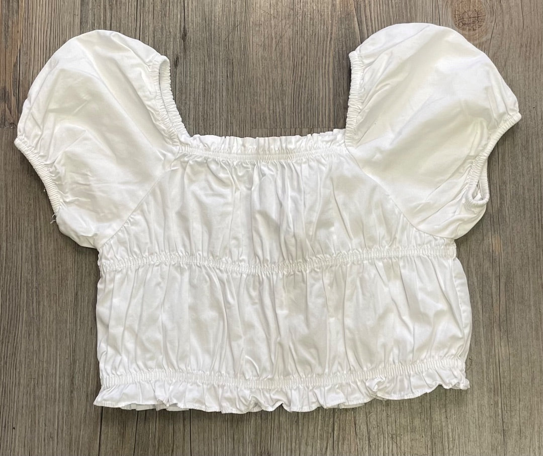 White Zara Top, 9Y