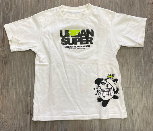 White Zara Tee, 6-7Y