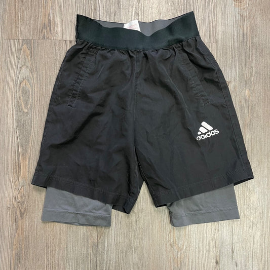 Black Adidas Running active Shorts, 9-10Y