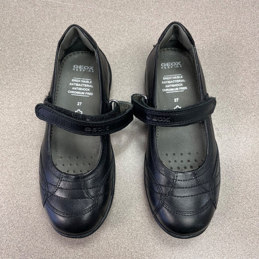 Black Geox Mary Jane Shoes, 10T