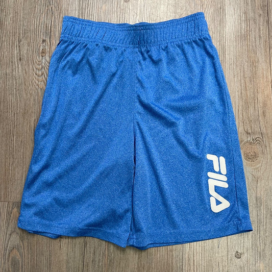 Blue Fila Active Shorts, 10-12Y