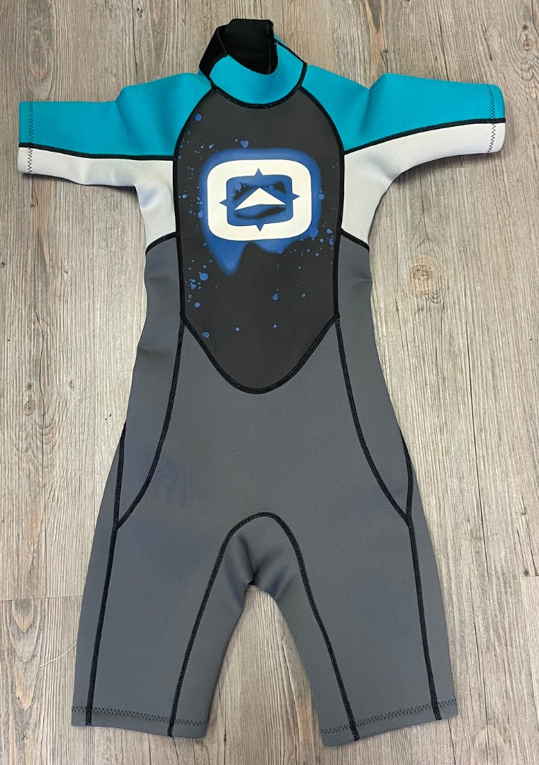 Grey Outbound Wetsuit, 8Y