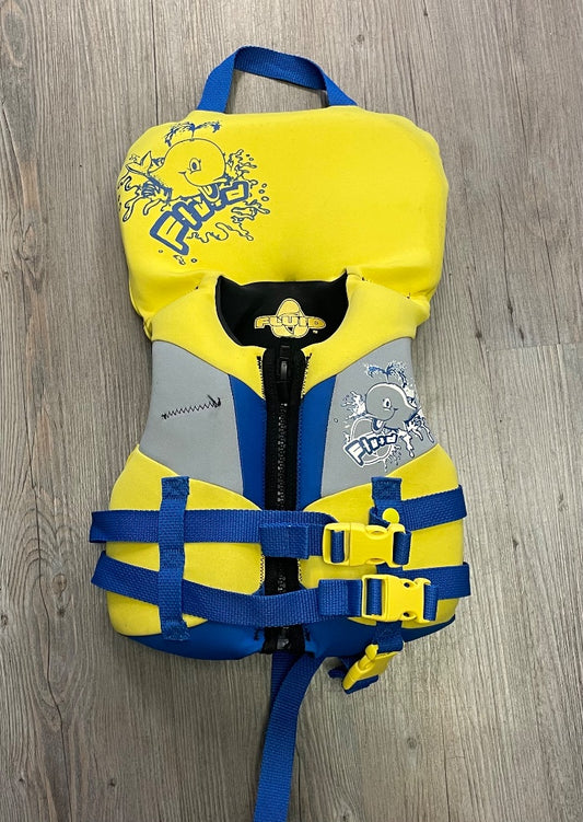 Yellow Fluid Life Jacket, 20-30LBS