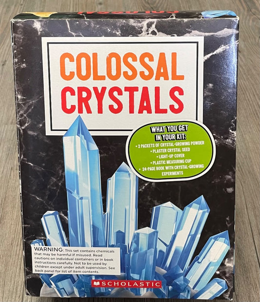 Multi Colour Scholastic Colossal Crystals, NEW!