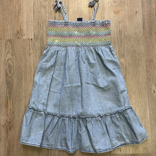 Blue Gap Chambray Dress, 5Y