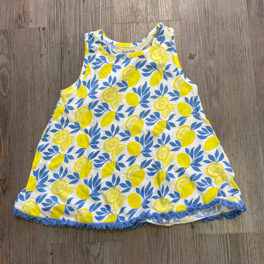Lemon Print Harper Canyon Tunic Top, 5Y