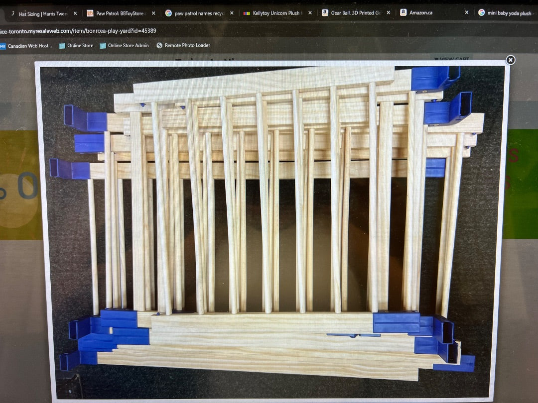 Wooden  Bonrcea Play Yard, 47*63*24