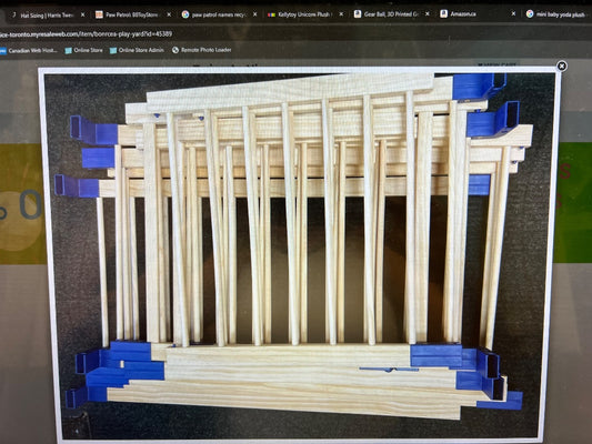 Wooden  Bonrcea Play Yard, 47*63*24