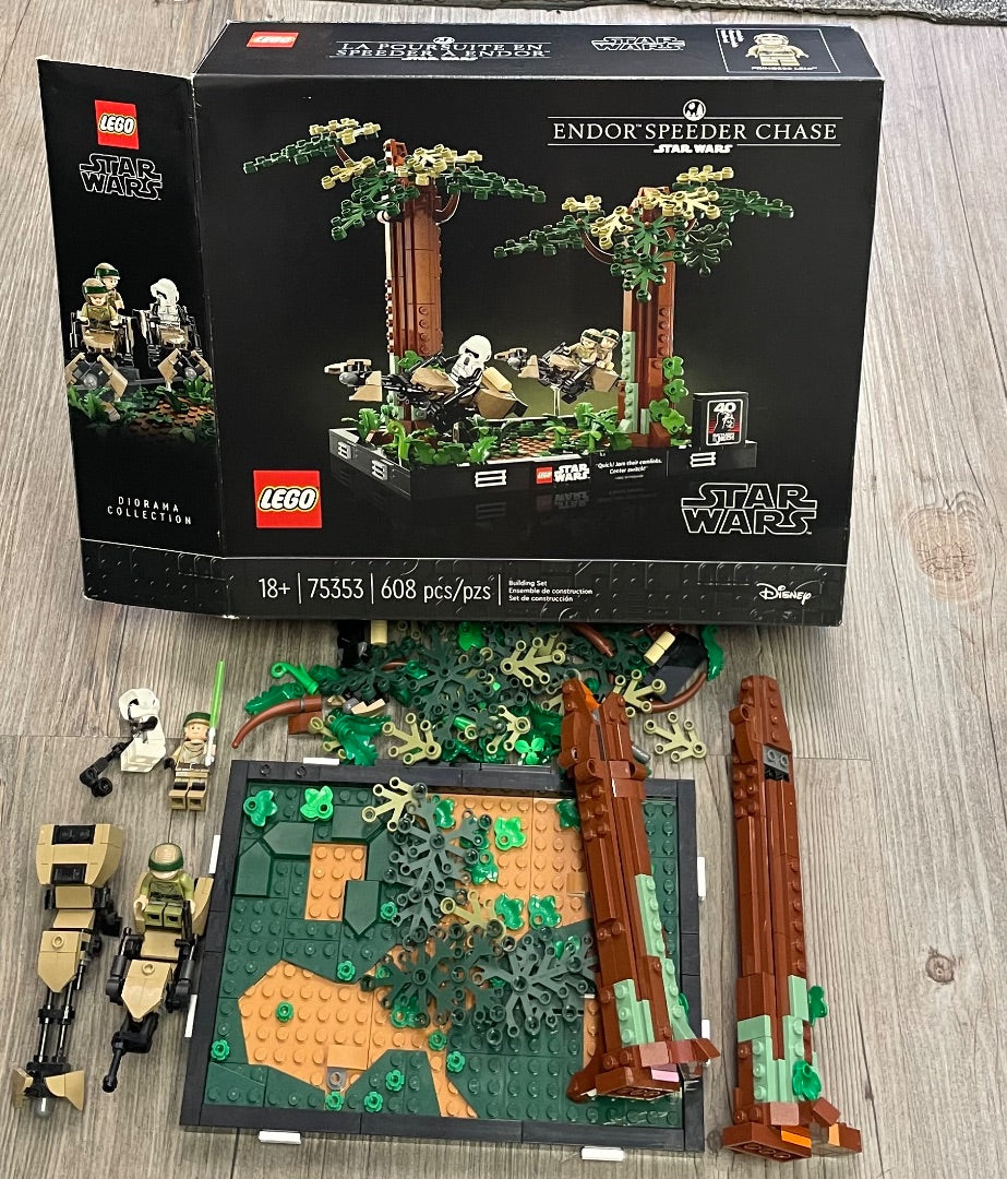 Multi Colour Lego Star Wars Endor Speeder Chase Lego 75353, 8Y+