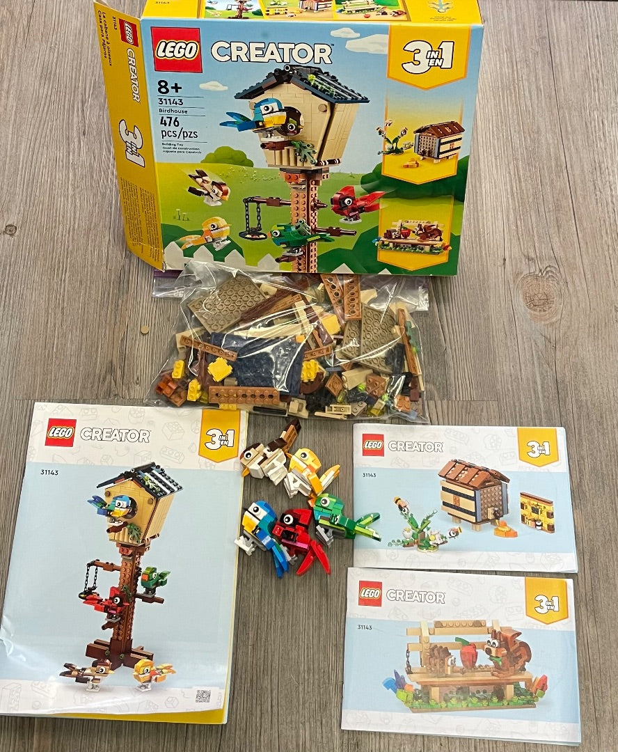 Multi Colour Lego Bird House Lego Creator 31143, 8Y+