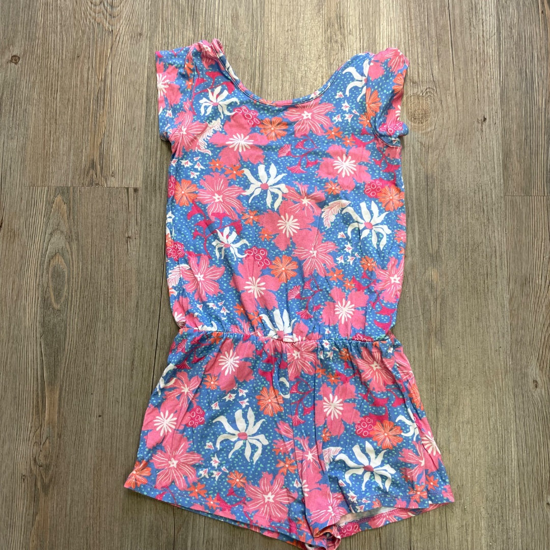 Floral Hatley Romper, 6Y