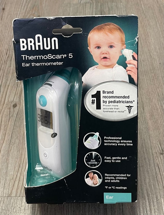 White Braun Ear Thermo Scan