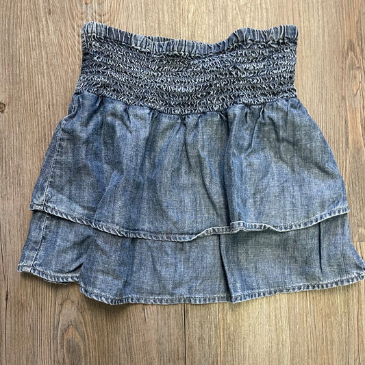 Blue Hatley Soft Denim  Skirt, 8Y