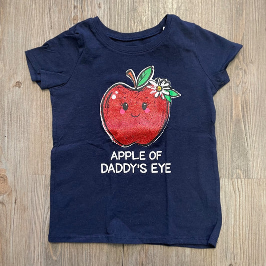 Apple Print Childrens Place T-Shirt, 5Y