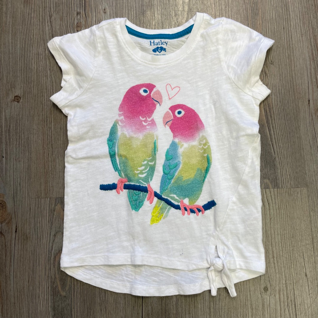 Birds Print Hatley T-Shirt, 6Y