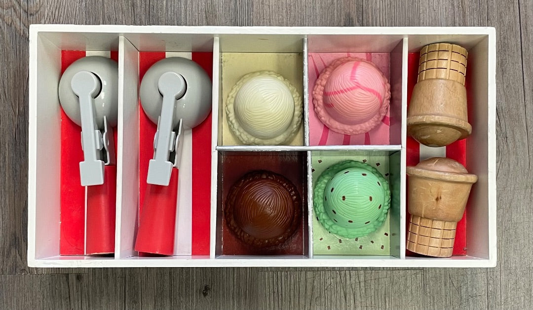Multi Colour Melissa And Doug Ice Cream Scope Stack  And Serve, 3Y+