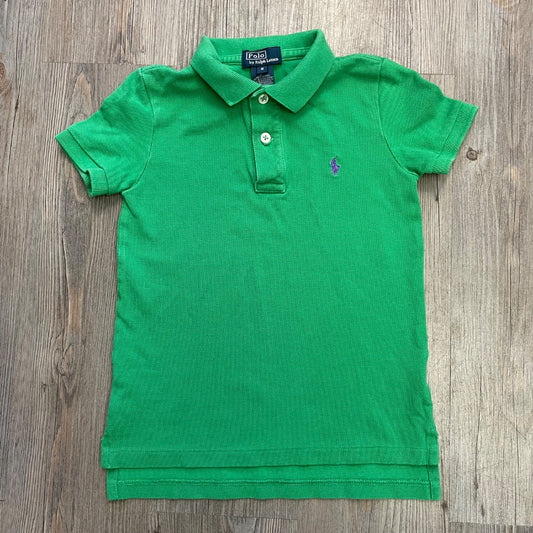 Green Ralph Lauren SSL Polo, 5Y