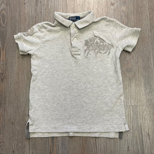 Grey Ralph Lauren SSL Polo, 5Y