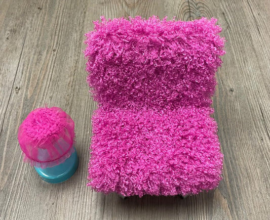 Pink  Doll Lamp Shade And Chair, For 18 inch Doll