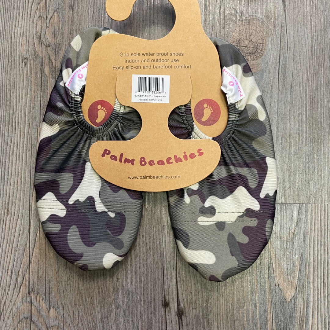 Camo Palm Beachies Water Shoes, 13-1Y