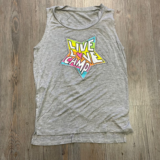 Live Love Camp  Tank Top, 10-12Y