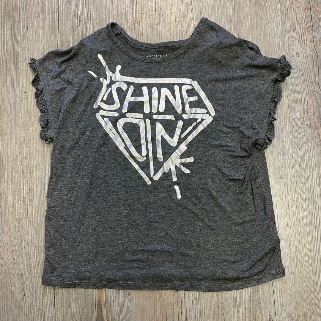 Charcoal Grey Rockets Of Awesome T-Shirt, 12Y