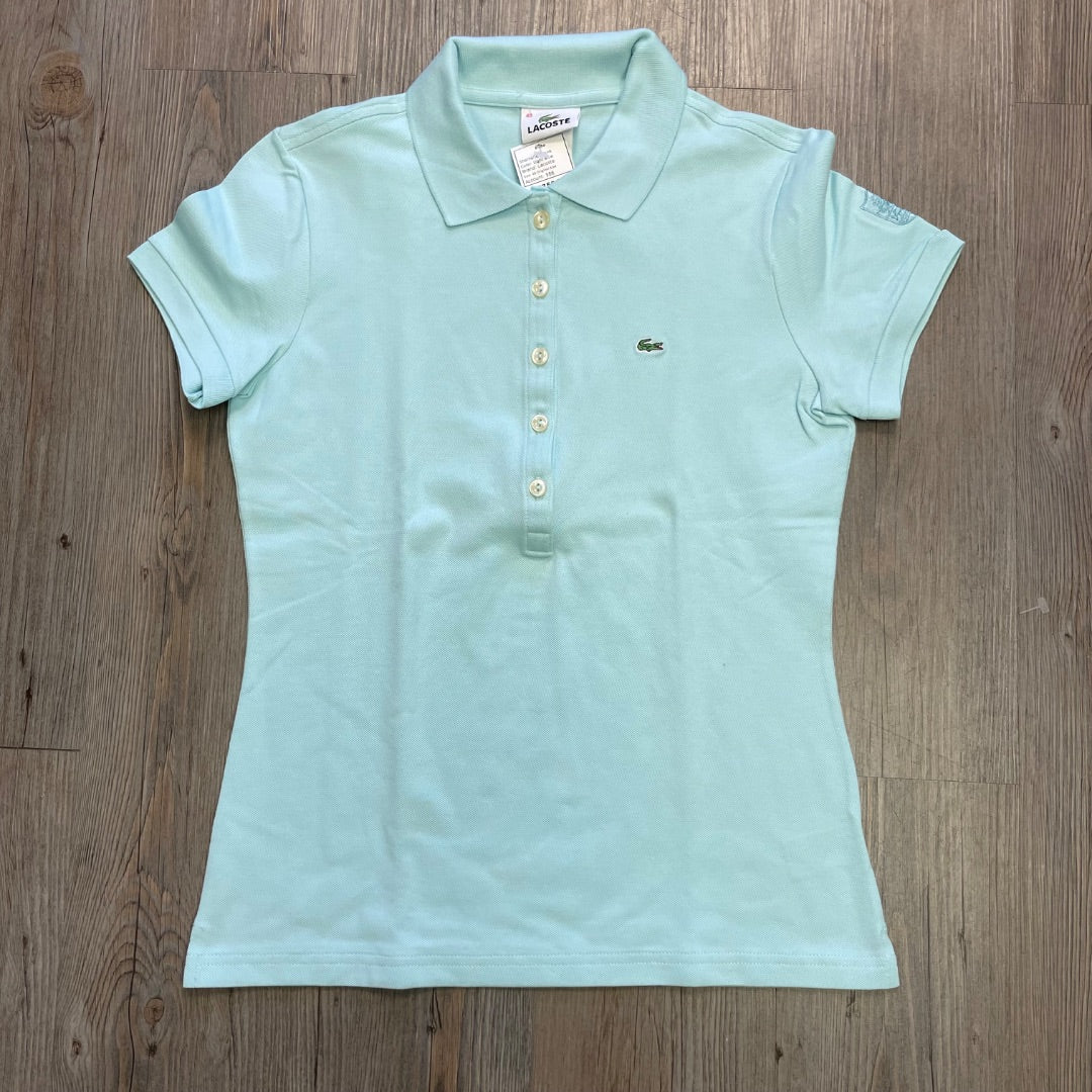 Light Blue Lacoste Polo, 40 Original Size