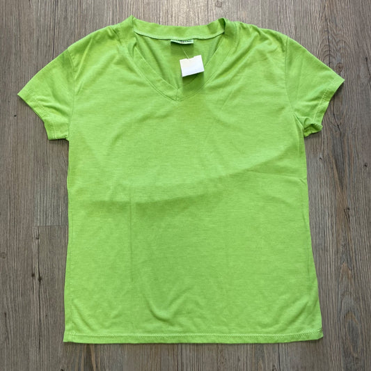 Lime Firehouse V Neck T-Shirt, 12-14Y