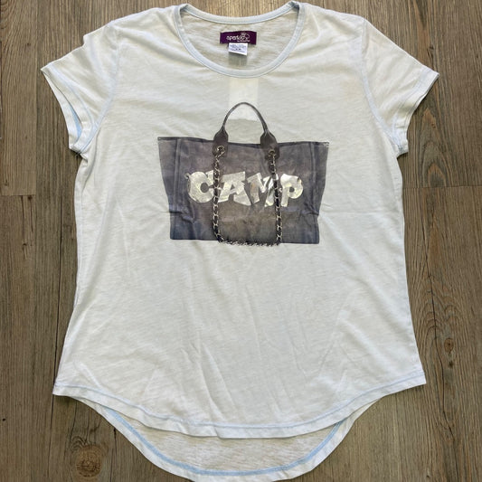 Light Blue SparkleBy Stoopher T-Shirt, 12Y